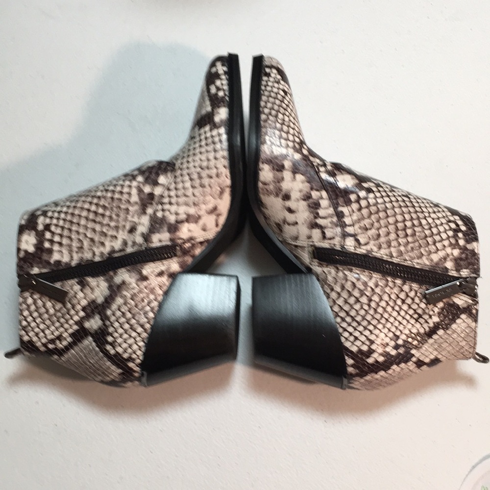 MICHAEL Michael Kors Snake Print Ankle Boots - Picture 4 of 11